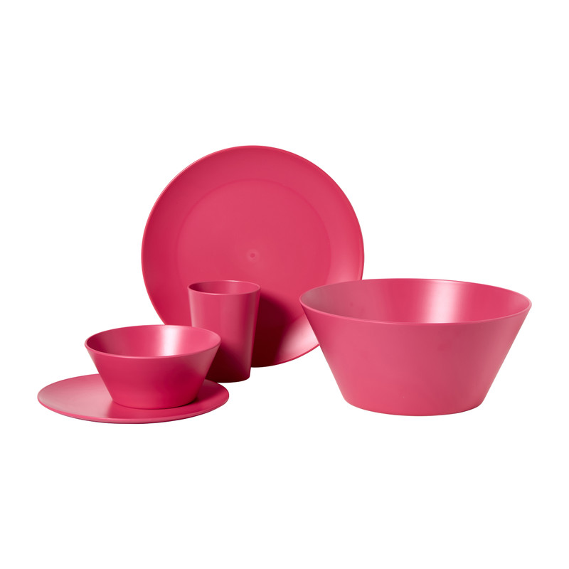 Schaaltje lagoa - roze - ø14x6.5 cm