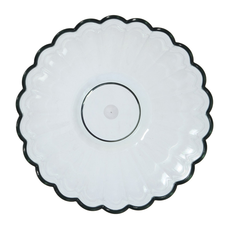 Schaaltje klein geschulpt - groen - ø11.5x5.6 cm