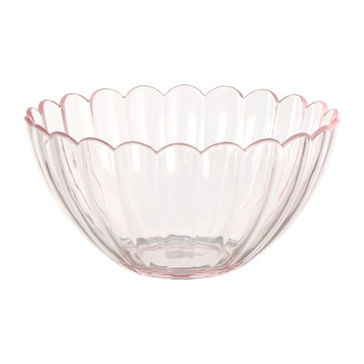 Schaaltje klein geschulpt - roze - ø11.5x5.6 cm