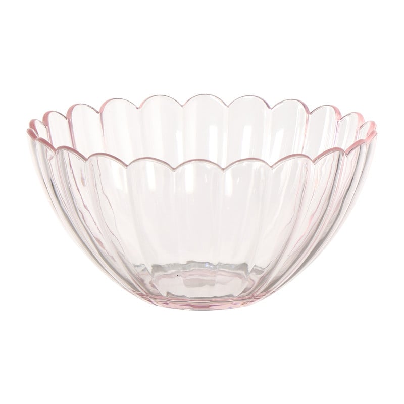 Schaaltje klein geschulpt - roze - ø11.5x5.6 cm