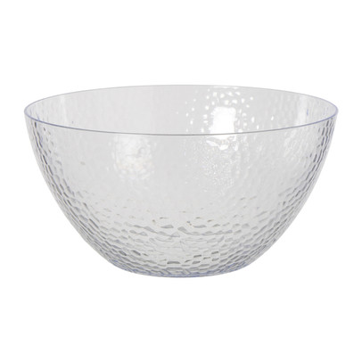 Saladeschaal dots - transparant - ø25.5x13 cm