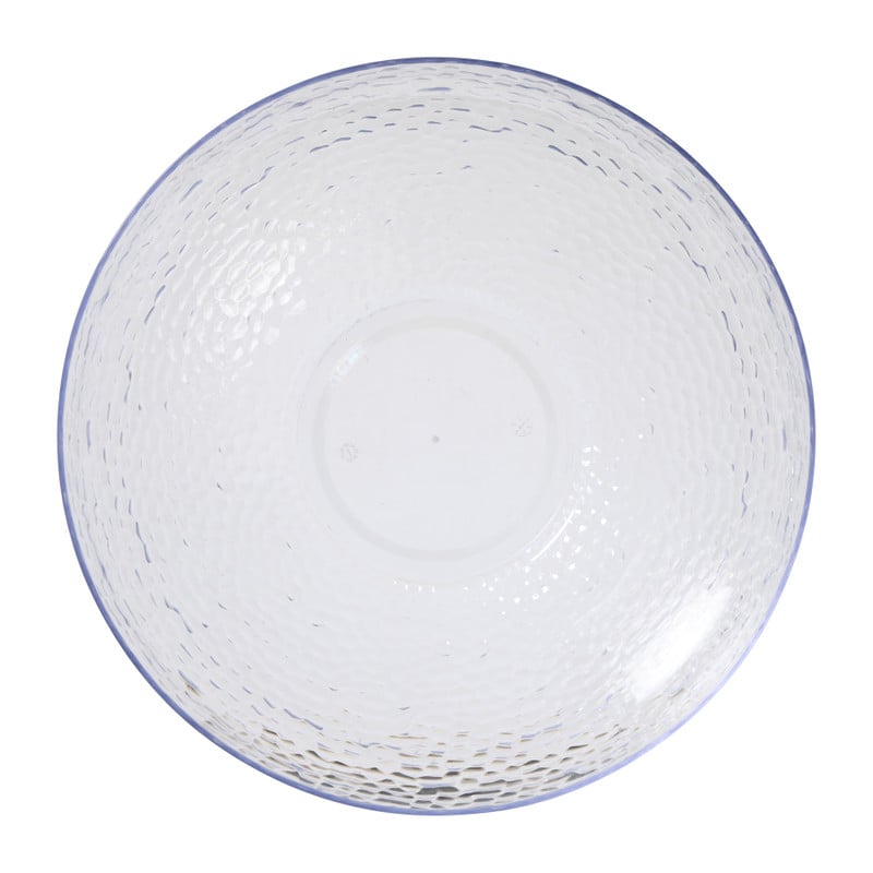 Saladeschaal dots - transparant - ø25.5x13 cm