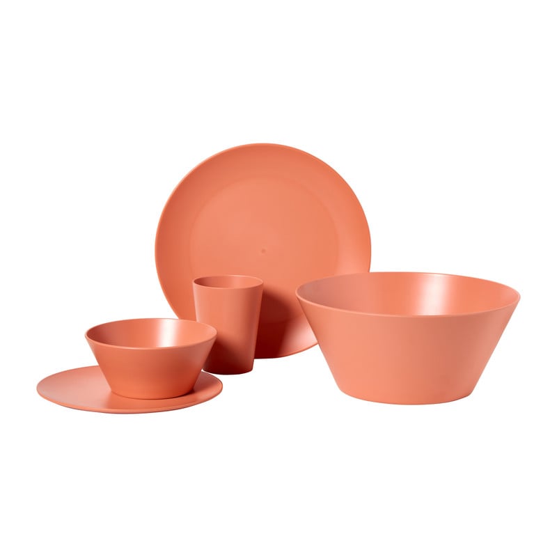 Saladeschaal Lagoa - oranje - ø24.8x10.8 cm