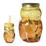 Mason jar toekan - oranje/geel - 400 ml