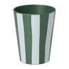 Cup streep - groen/wit - 340 ml