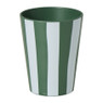 Cup streep - groen/wit - 340 ml