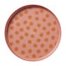 Dinerbord zonnetjes - roze - ø25x2 cm
