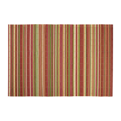Placemat streepjes - multikleur - 30x45 cm