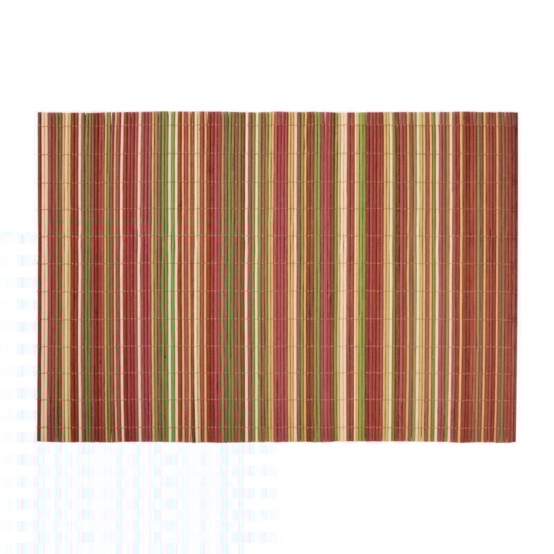 Placemat streepjes - multikleur - 30x45 cm