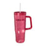 Drinkbeker met handvat - roze - ml