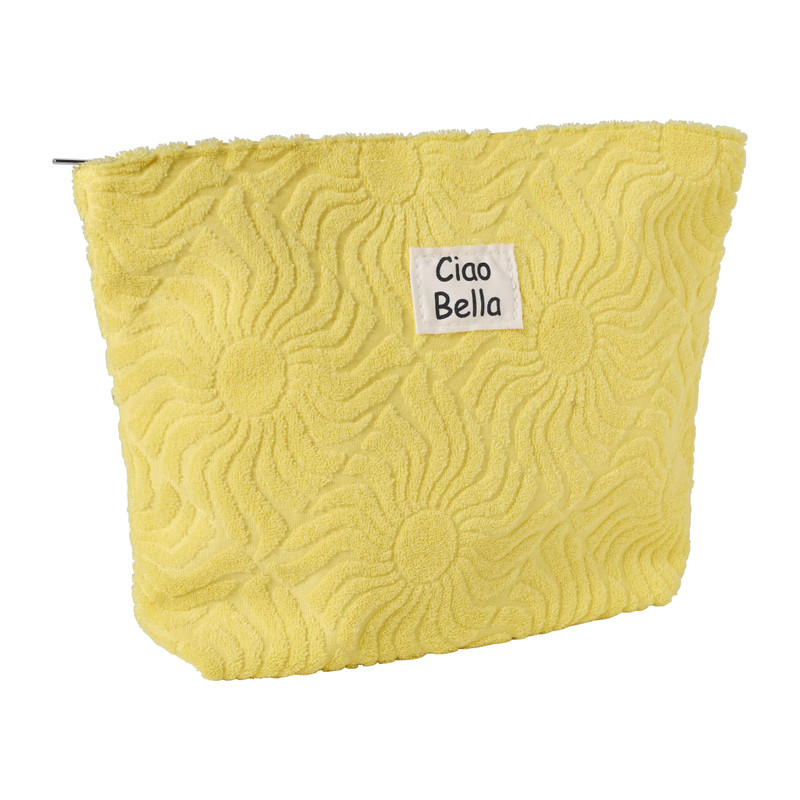 Toilettas badstof - 20x27 cm - diverse varianten 