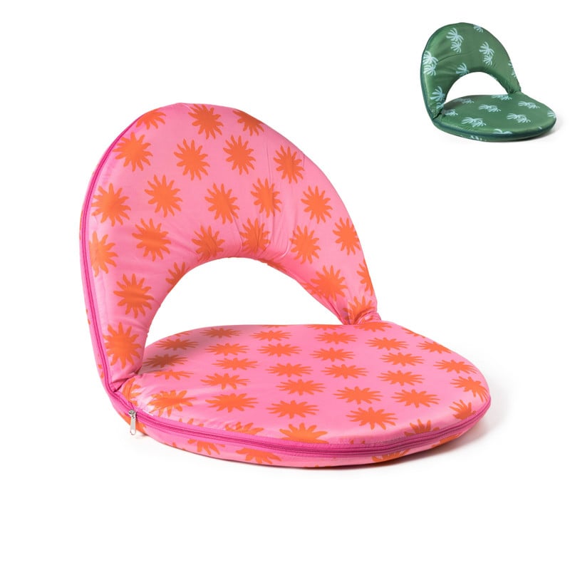 Strandstoel opvouwbaar met rits - multikleur - diverse varianten