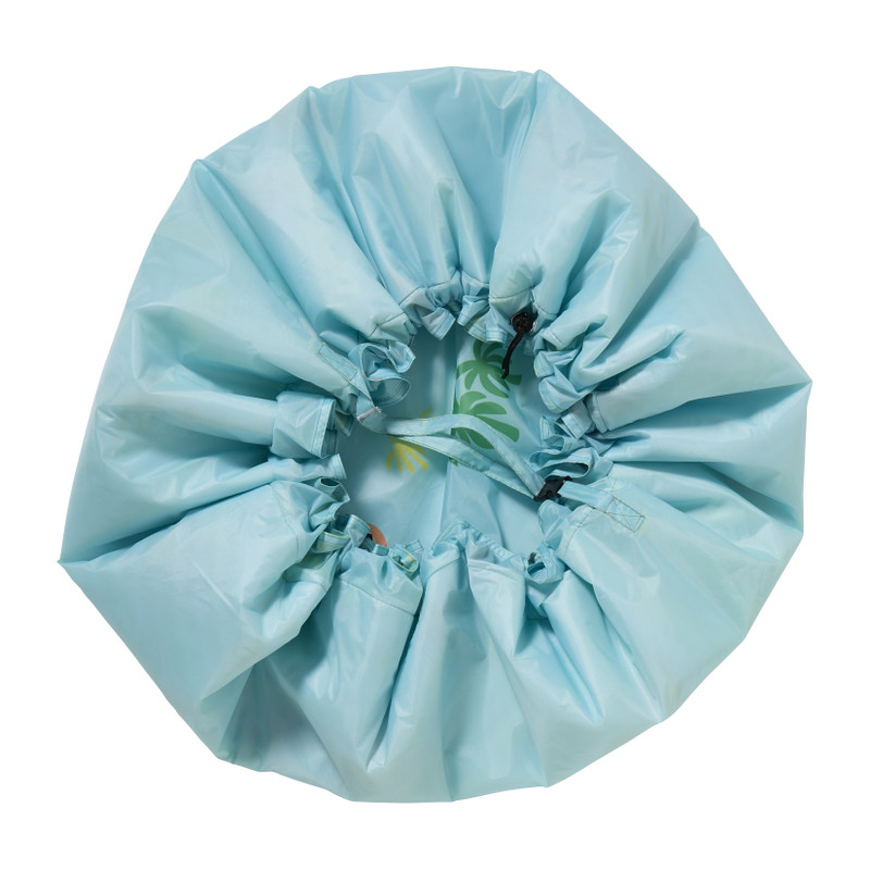 Strandmat palmboom - multikleur - ø140 cm