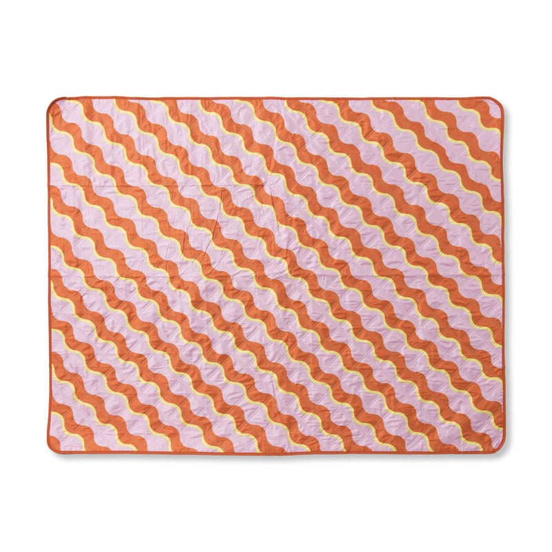 Picknick kleed - roze/oranje - 135x170 cm