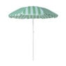 Strandparasol streep - groen/blauw - ø160x180 cm