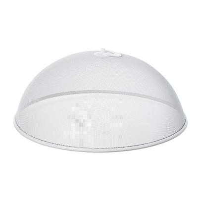 Metalen foodcover - wit - 35x35 cm