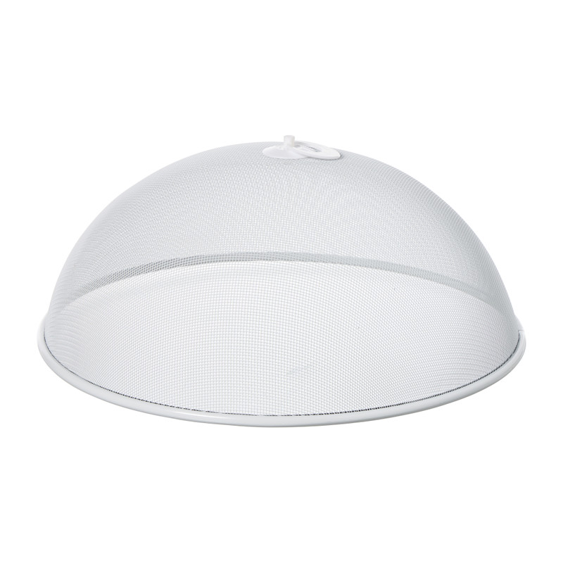 Metalen foodcover - wit - 35x35 cm