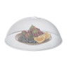 Metalen foodcover - wit - 35x35 cm