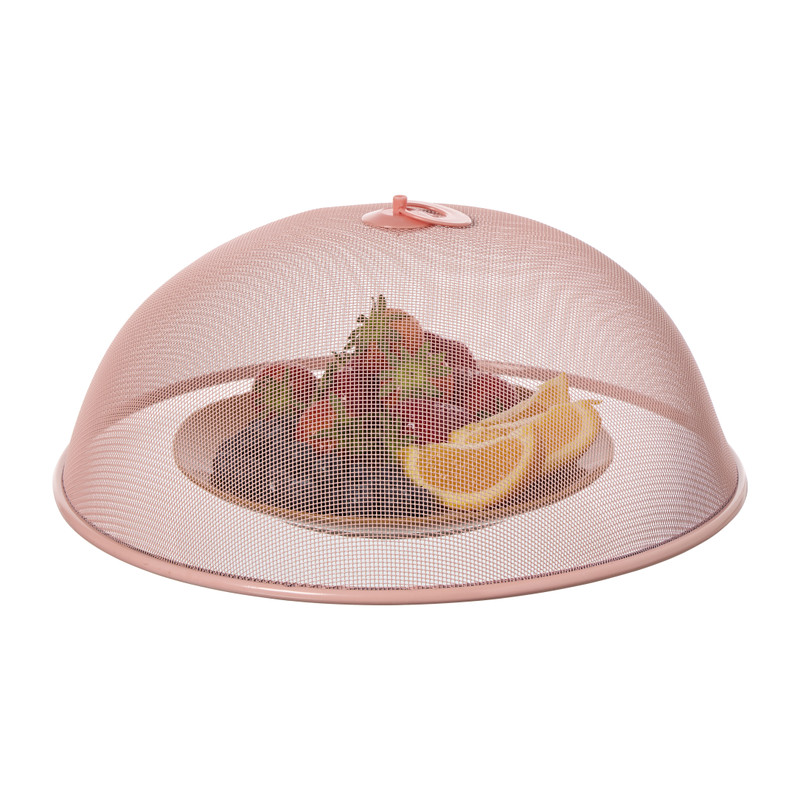 Foodcover rond - roze - ø35 cm