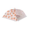Foodcover sinaasappel - oranje/wit - 45x45 cm