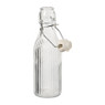 Waterfles met strepen klein - transparant - 250 ml