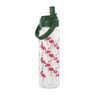 Waterfles flamingo - roze/groen - 700 ml