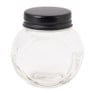 Kruidenpot mini - zwart - glas
