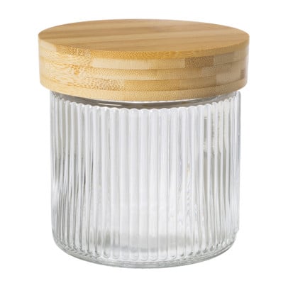 Voorraadpot met bamboe deksel - 750 ml 