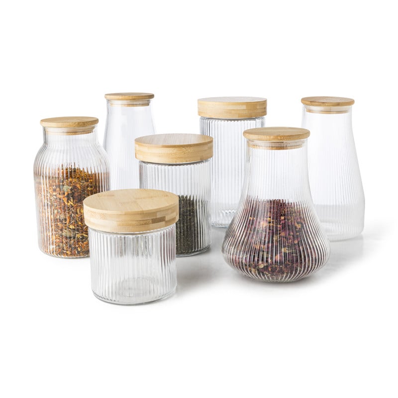 Voorraadpot met bamboe deksel - 750 ml 