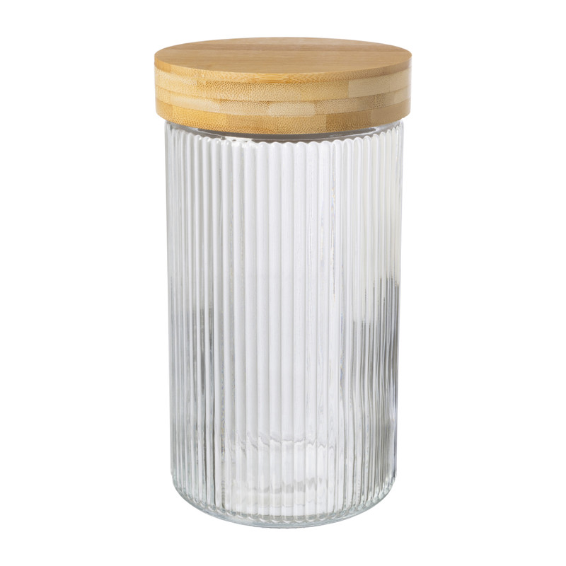 Image of Voorraadpot met bamboe deksel - 1.5 liter