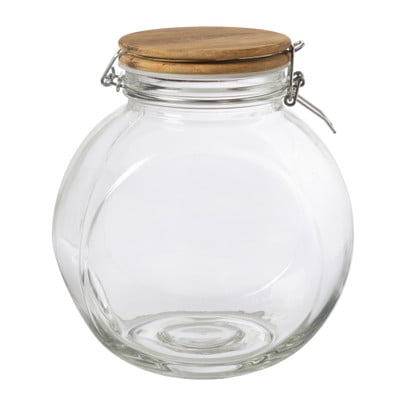 Voorraadpot paulowina hout - 2 liter