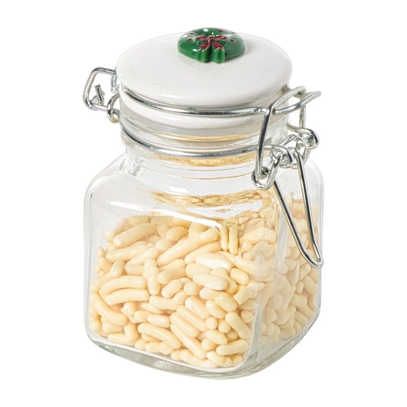 Mini weckpot kerst - transparant - 90 ml - diverse varianten