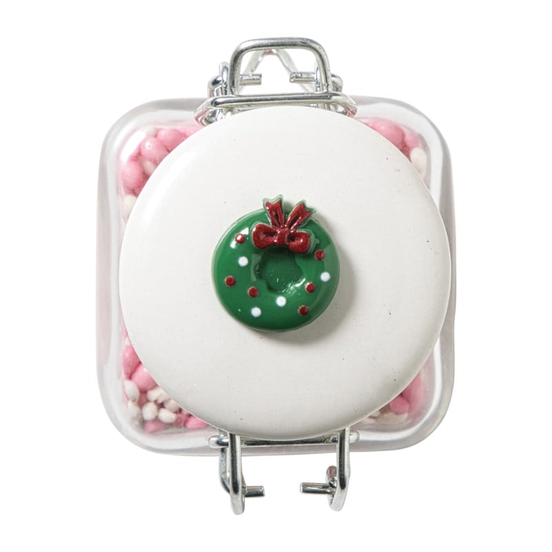 Mini weckpot kerst - transparant - 90 ml - diverse varianten