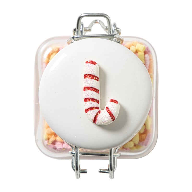 Mini weckpot kerst - transparant - 90 ml - diverse varianten