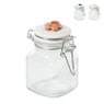 Mini weckpot kerst - transparant - 90 ml - diverse varianten