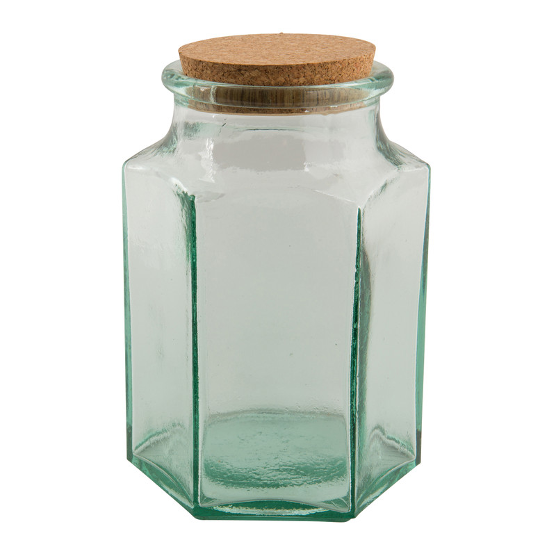 Voorraadpot - gerecycled glas - 1.6 liter