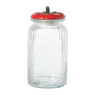 Voorraadpot tomaat - transparant/rood - 1.2 liter