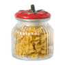 Voorraadpot tomaat - transparant/rood - 900 ml