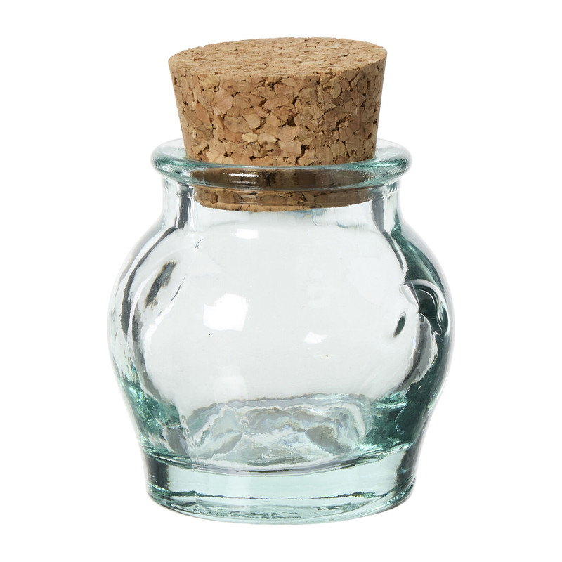 Mini opbergpotje met kurk - diverse varianten 