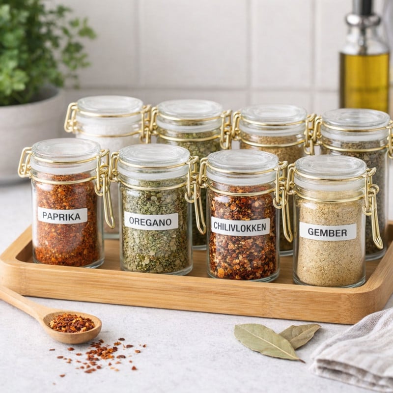 Voorraadpotje - goudkleurig - 70 ml