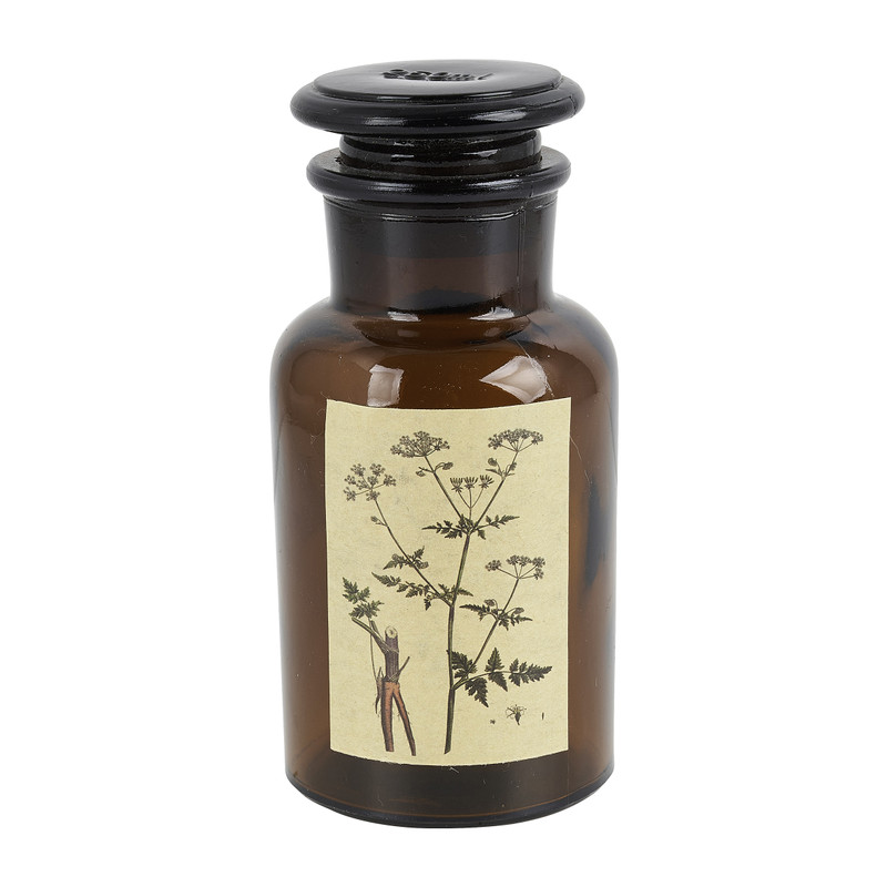 Apothekersfles met label - diverse varianten - 250 ml 