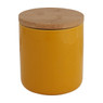 Voorraadpot bamboe - geel - 600 ml 