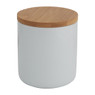Voorraadpot bamboe - wit - 600 ml 
