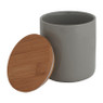 Voorraadpot bamboe - grijs - 600 ml 