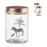 Opbergpot zebra/panter - diverse varianten - 1,2 L