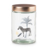 Opbergpot zebra/panter - diverse varianten - 1,2 L