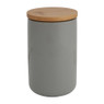 Voorraadpot bamboe - grijs - 900 ml 