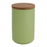 Voorraadpotpot bamboe - groen - 900 ml 