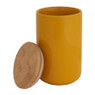 Voorraadpot bamboe - geel - 900 ml 