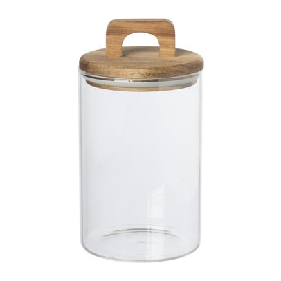 Voorraadpot met acacia deksel middel - 150 ml